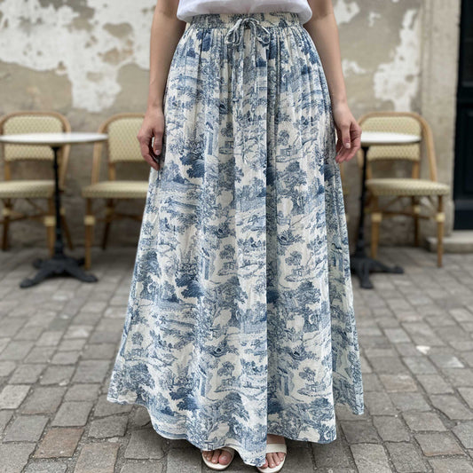 Heritage I Blue Scenic Skirt