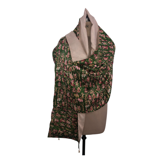 Aditi Reversible Sari Scarf – Handcrafted, Unique & Ethically Made from Upcycled Silks