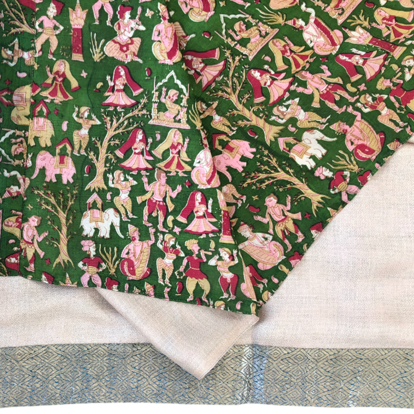 Aditi Reversible Sari Scarf – Handcrafted, Unique & Ethically Made from Upcycled Silks