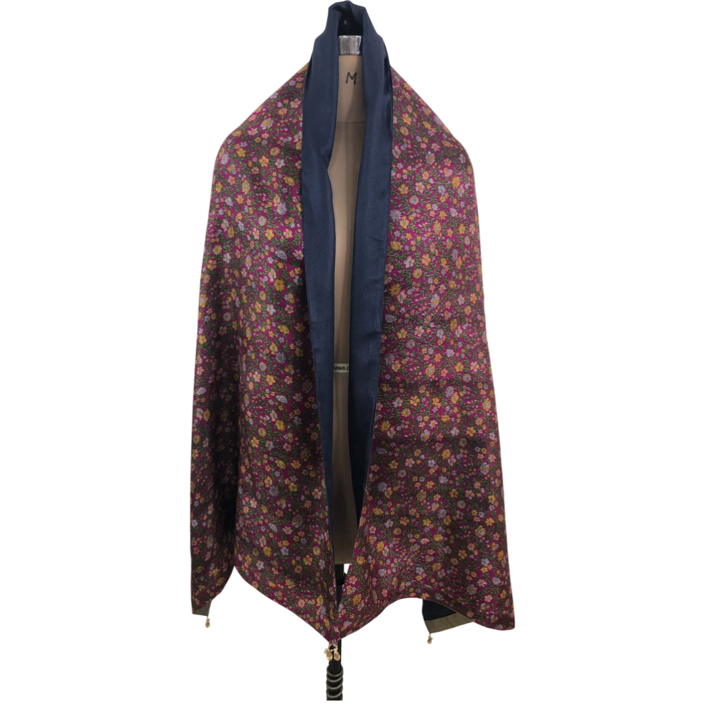 Ayra Reversible Sari Scarf – Handcrafted, Unique & Ethically Made from Upcycled Silks