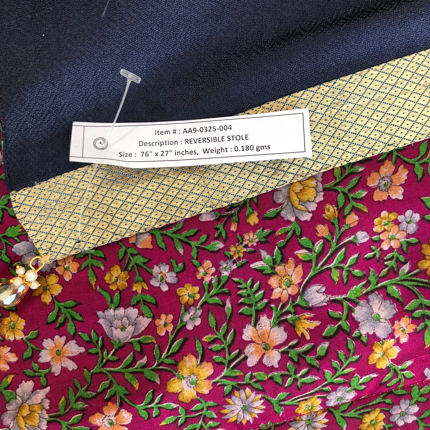 Ayra Reversible Sari Scarf – Handcrafted, Unique & Ethically Made from Upcycled Silks
