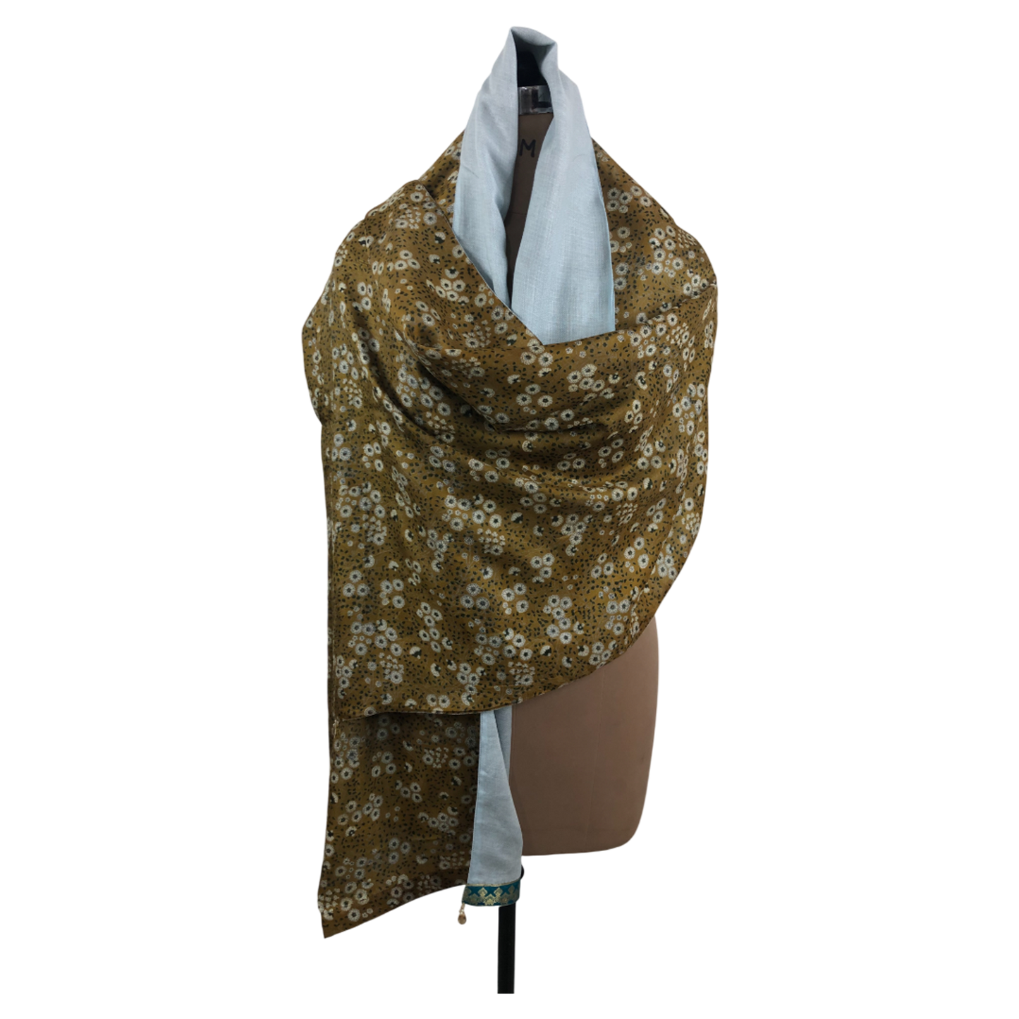 Dhriti Reversible Sari Scarf – Handcrafted, Unique & Ethically Made from Upcycled Silks