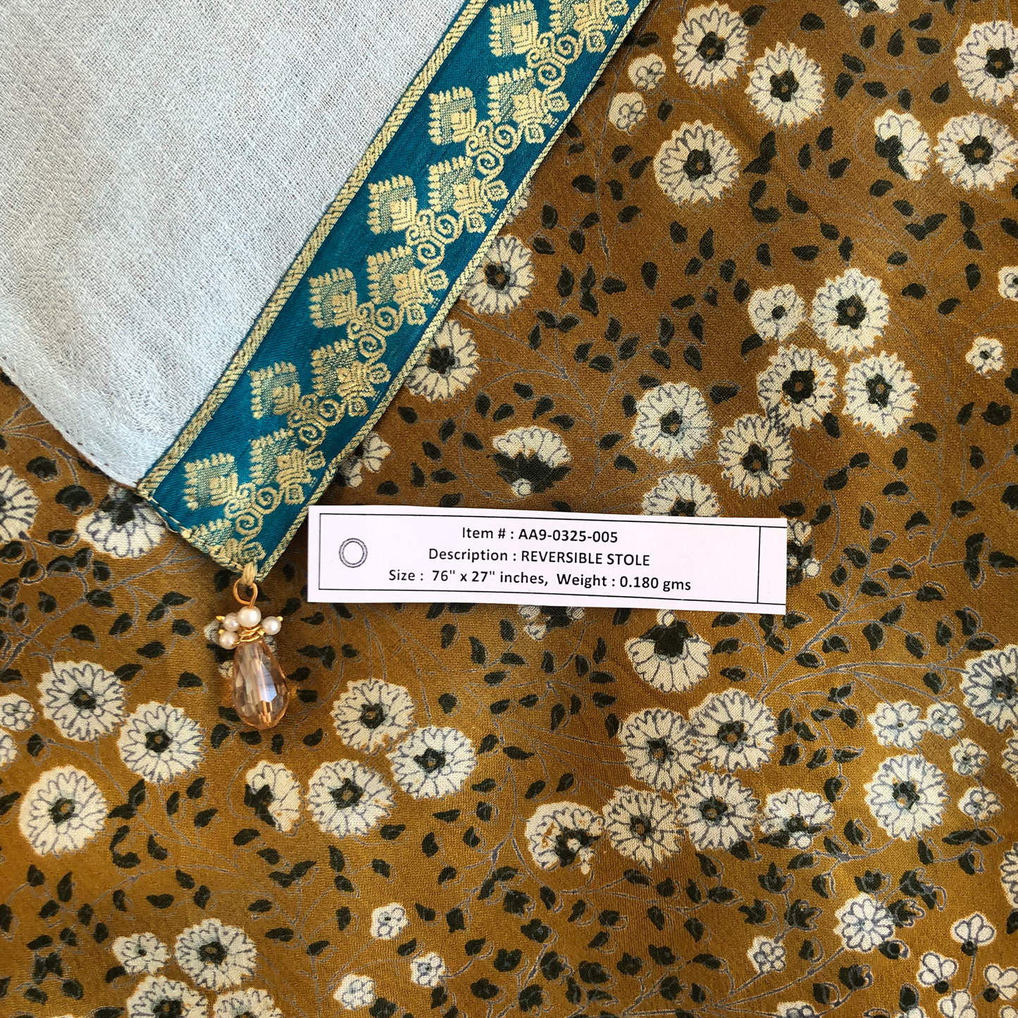Dhriti Reversible Sari Scarf – Handcrafted, Unique & Ethically Made from Upcycled Silks