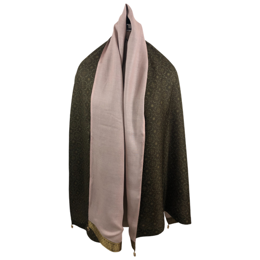 Dhwani Reversible Sari Scarf – Handcrafted, Unique & Ethically Made from Upcycled Silks