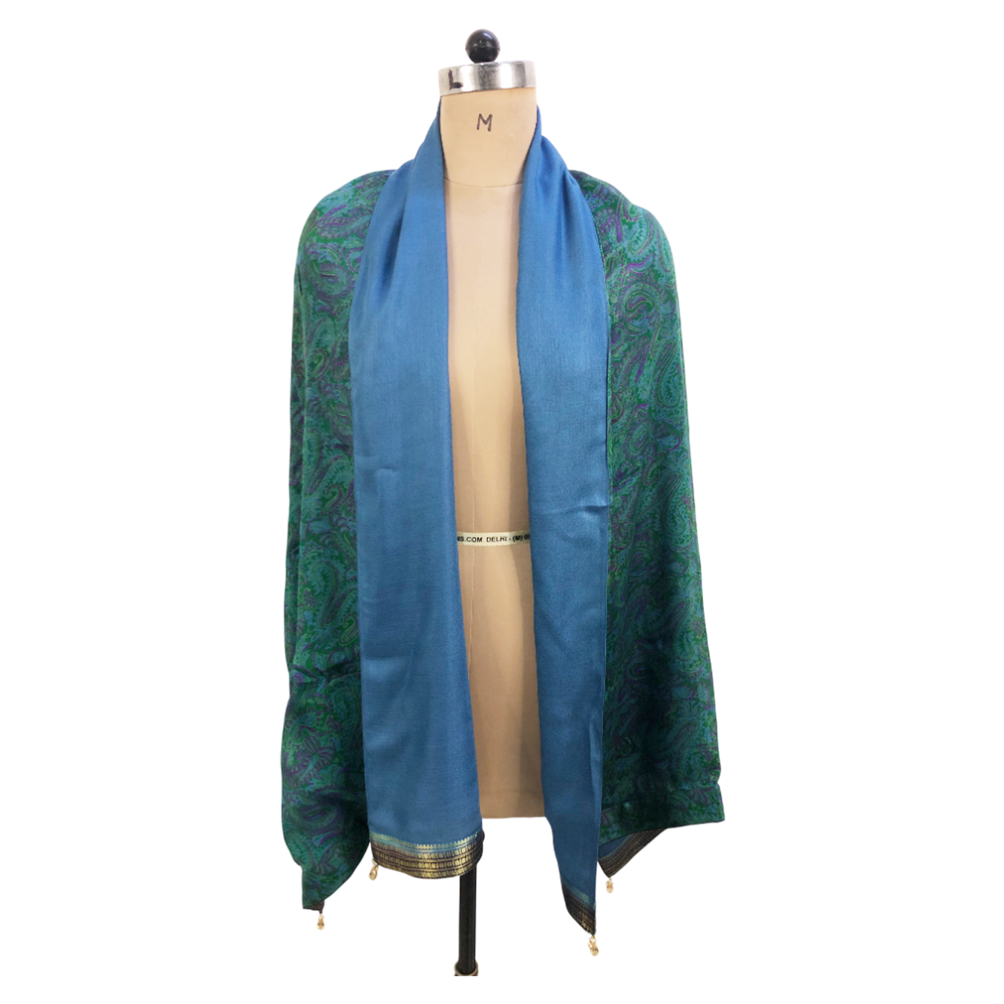 Samriddhi Reversible Sari Scarf – Handcrafted, Unique & Ethically Made from Upcycled Silks