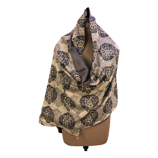 Mira Reversible Sari Scarf – Handcrafted, Unique & Ethically Made from Upcycled Silks