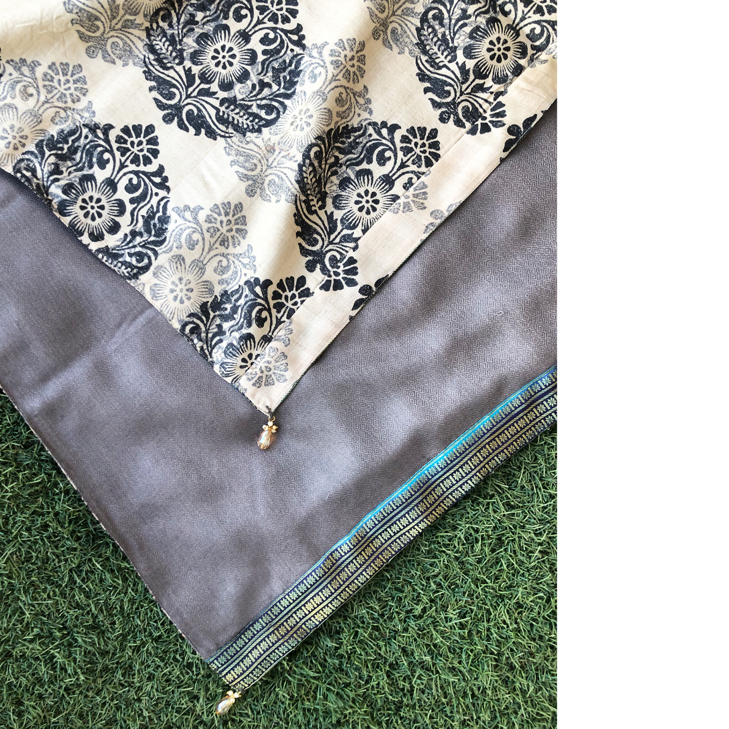 Mira Reversible Sari Scarf – Handcrafted, Unique & Ethically Made from Upcycled Silks