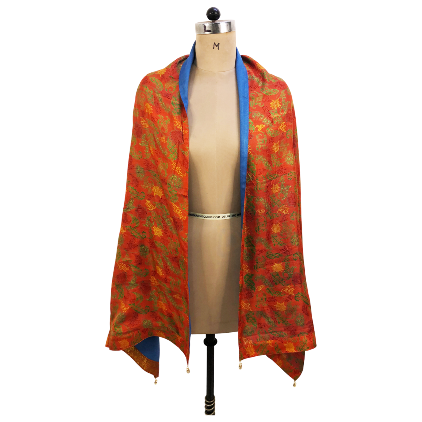 Ishani Reversible Sari Scarf – Handcrafted, Unique & Ethically Made from Upcycled Silks