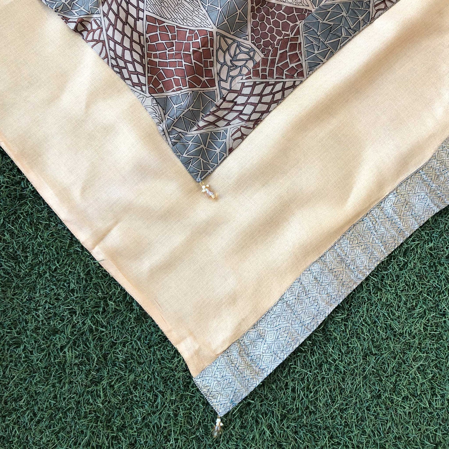 Karuna Reversible Sari Scarf – Handcrafted, Unique & Ethically Made from Upcycled Silks
