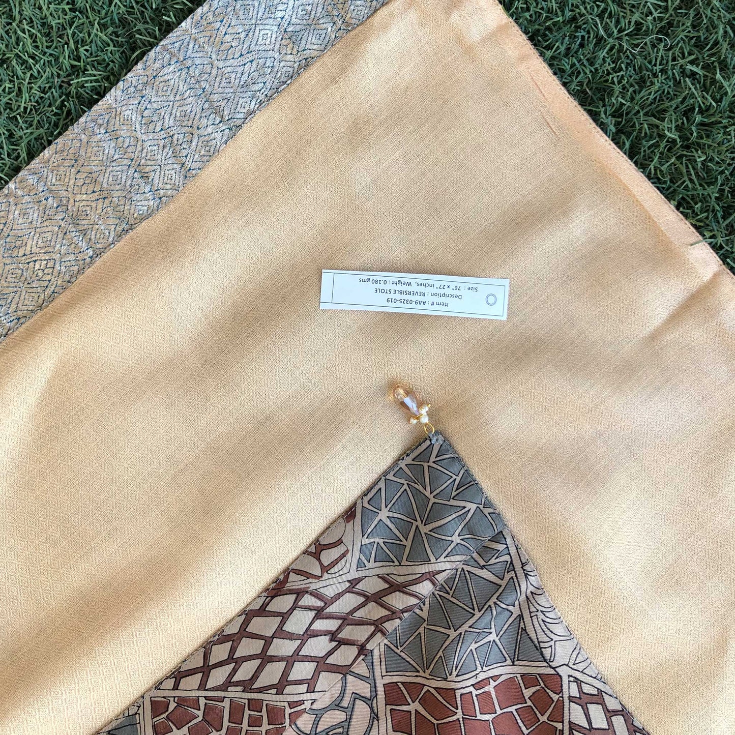 Karuna Reversible Sari Scarf – Handcrafted, Unique & Ethically Made from Upcycled Silks