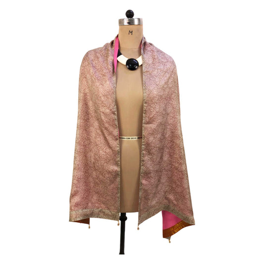 Kashish Reversible Sari Scarf – Handcrafted, Unique & Ethically Made from Upcycled Silks