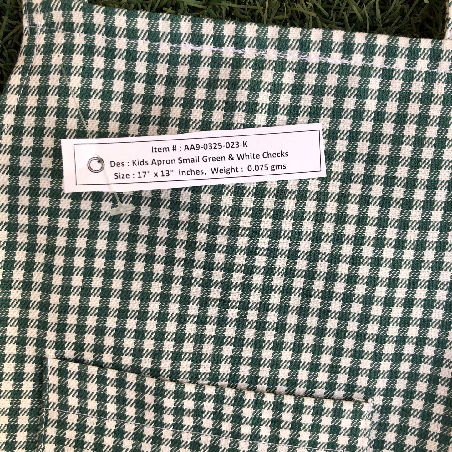 Charming Kids Cotton Apron –  Checks for Creative Fun