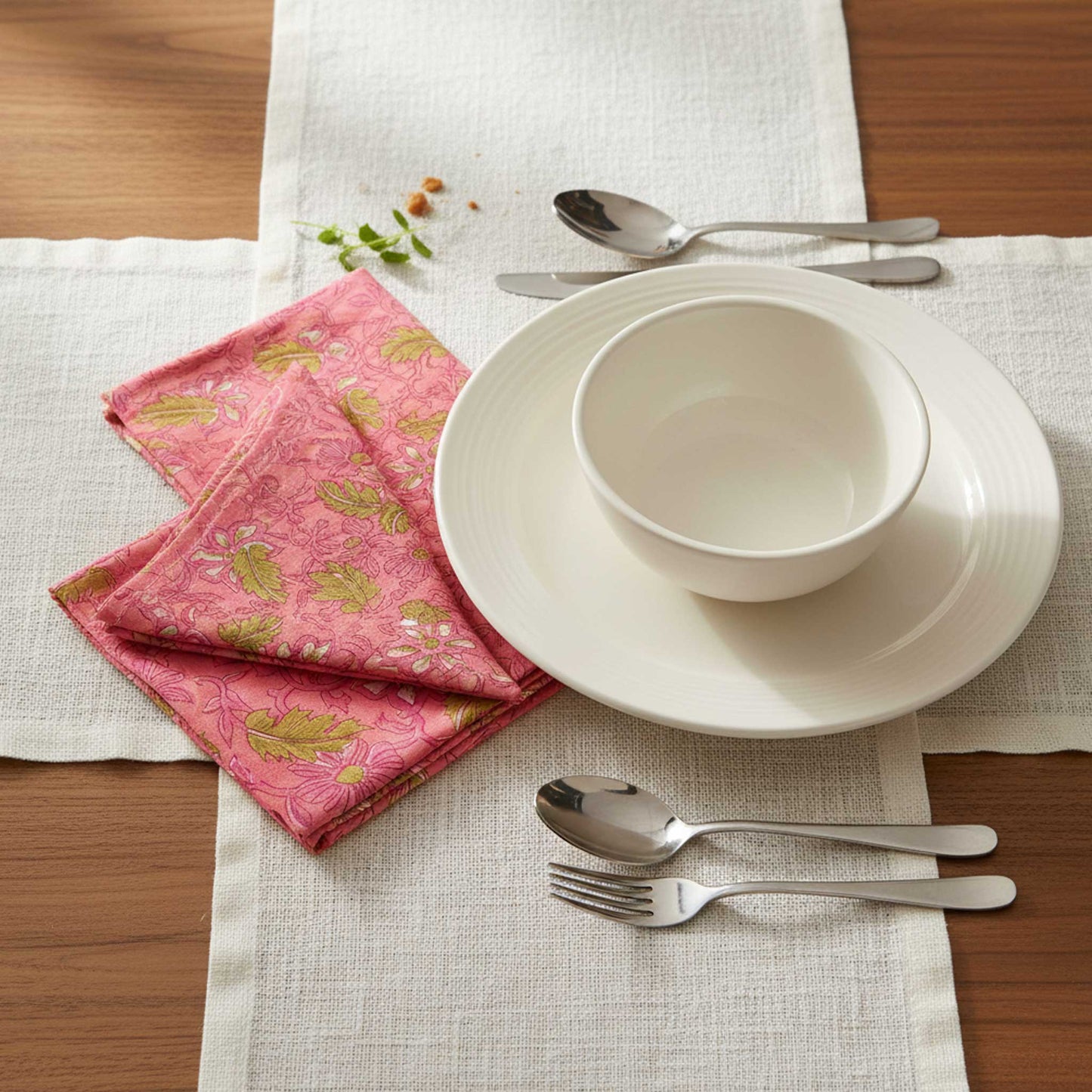 Gulbahaar I Hand Block Print Cotton Napkin Set