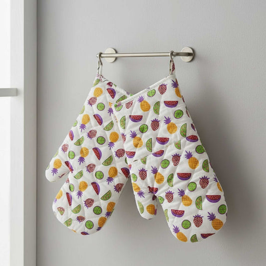 Fruit I Printed Padded Oven Mitt