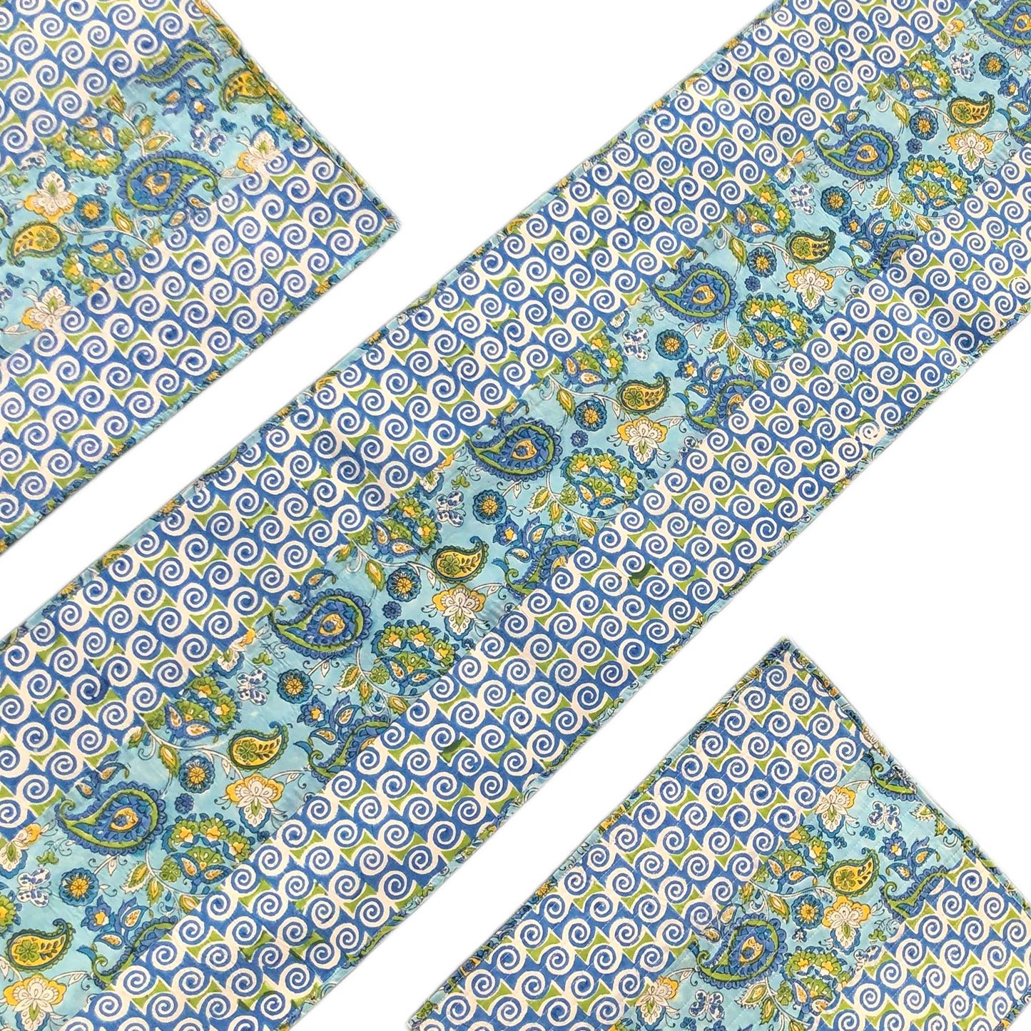 Karigari I Reversible Hand Block Print Cotton Runner