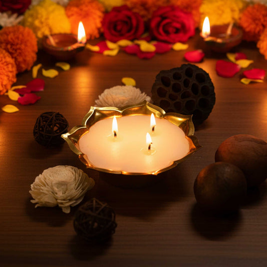 Premium Golden Urli Bowl for Deepawali, Puja and Home Decor | Multiple Sizes