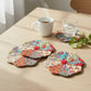 Desi I Assorted Floral Patchwork Cotton Voile Coasters set of 3