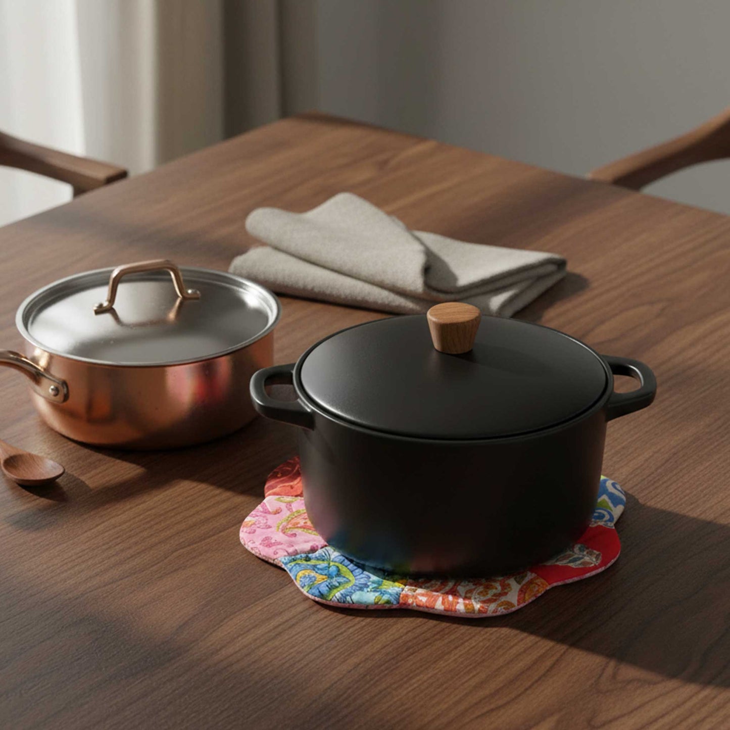 Ethnic I Assorted Floral Patchwork Cotton Voile Coasters set of 3