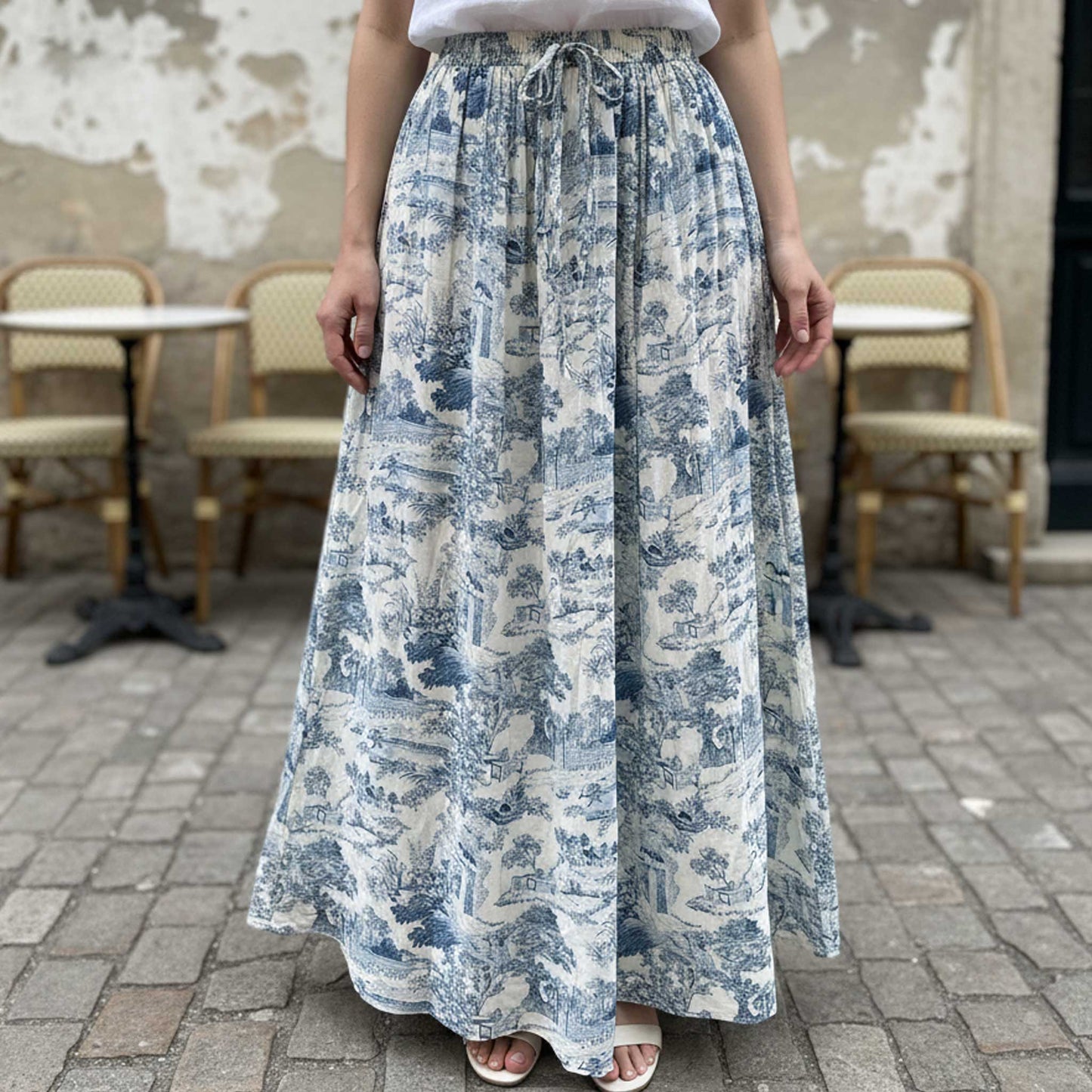 Heritage I Blue Scenic Skirt