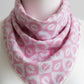 Pink Lips Block Print I Cotton Mulmul Scarf Set of 2