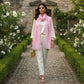 Pink Lips Block Print I Cotton Mulmul Stole