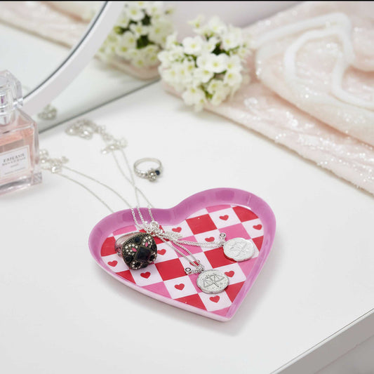 Heart Shape Trinket Tray I Love Design