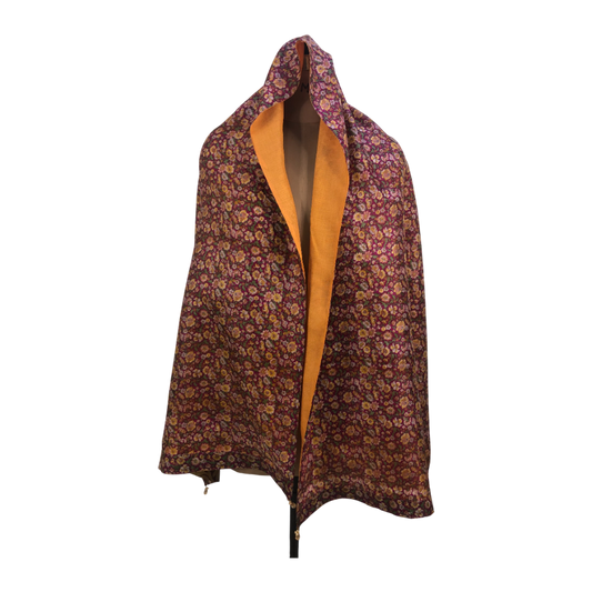 Isha Reversible Sari Scarf – Handcrafted, Unique & Ethically Made from Upcycled Silks