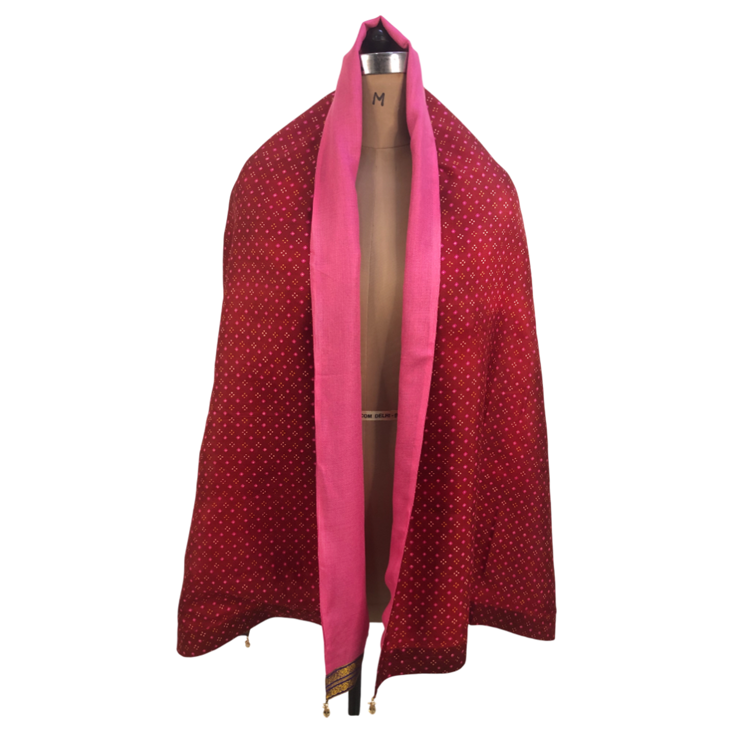 Kashvi Reversible Sari Scarf – Handcrafted, Unique & Ethically Made from Upcycled Silks