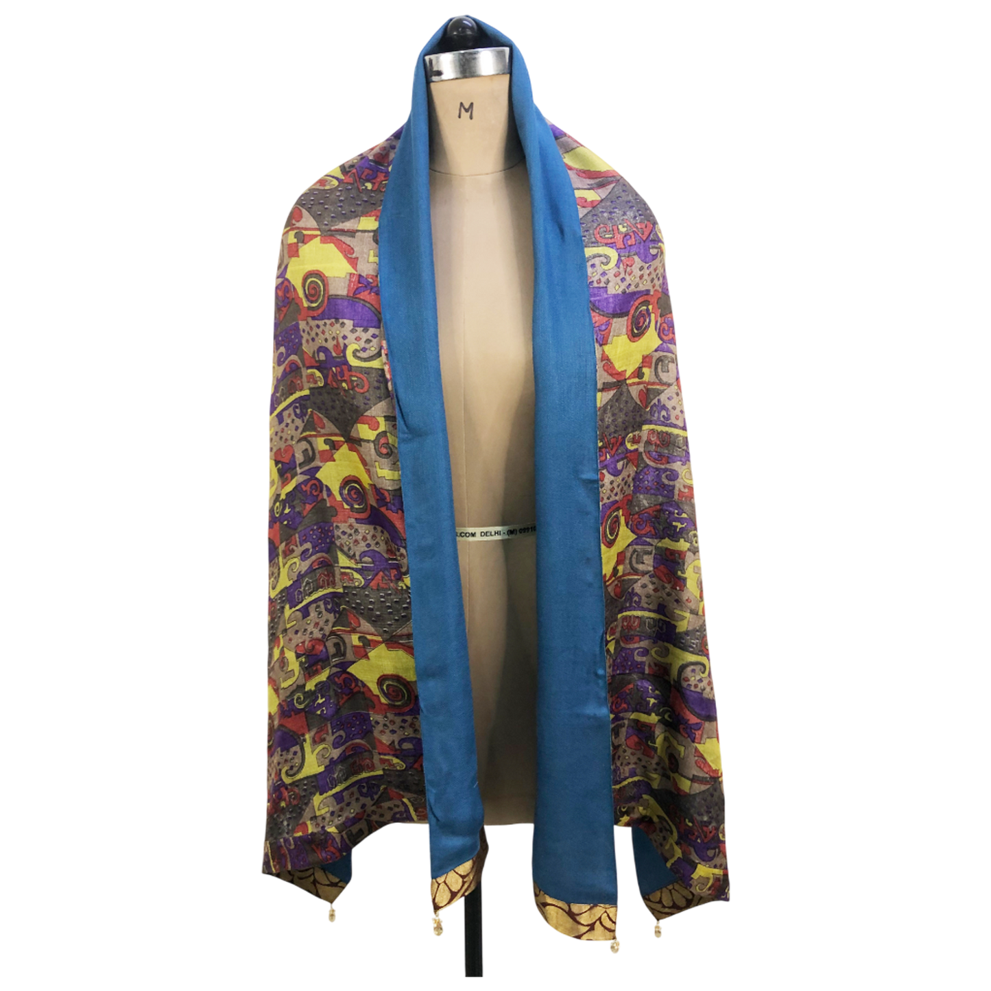 Medha Reversible Sari Scarf – Handcrafted, Unique & Ethically Made from Upcycled Silks