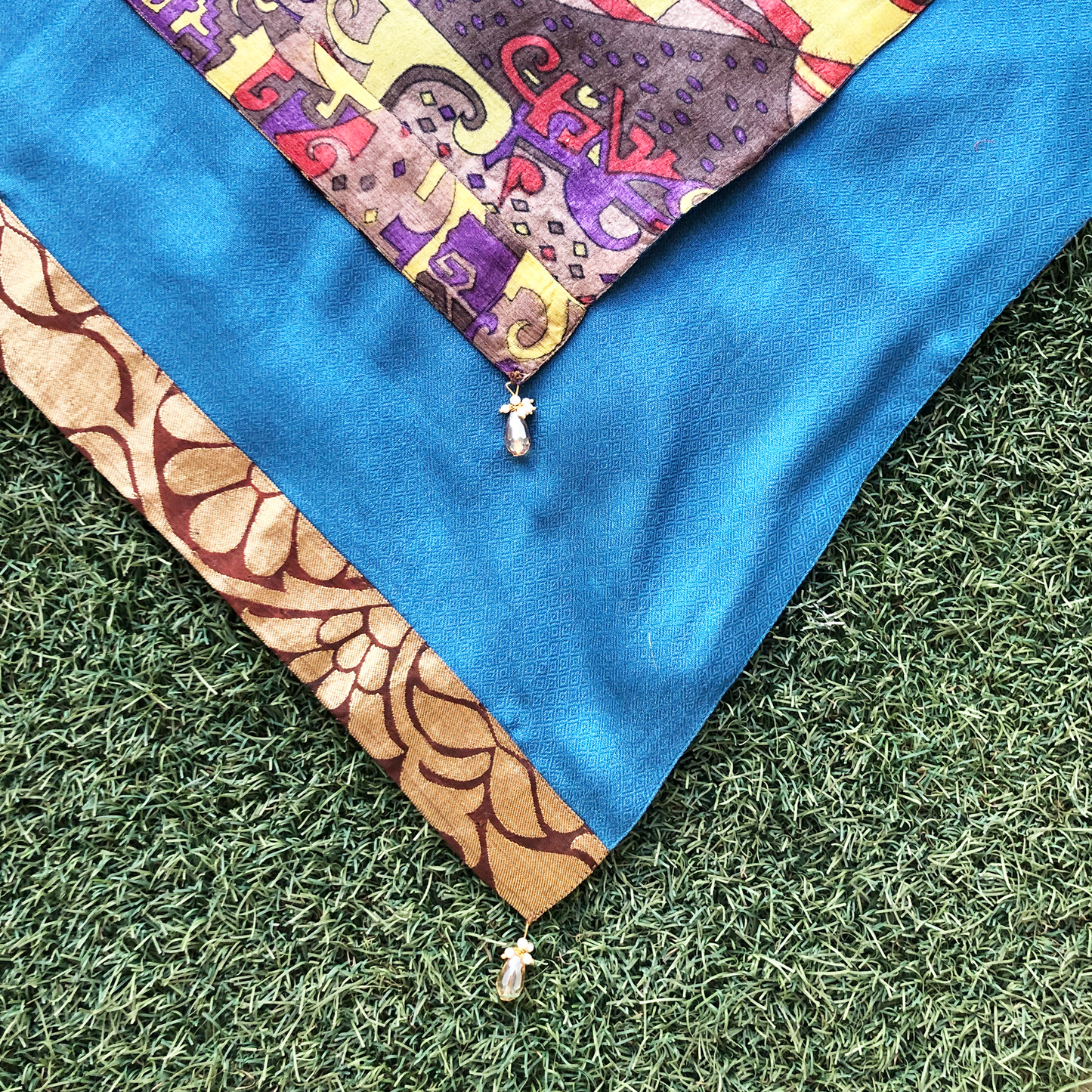 Medha Reversible Sari Scarf – Handcrafted, Unique & Ethically Made from Upcycled Silks