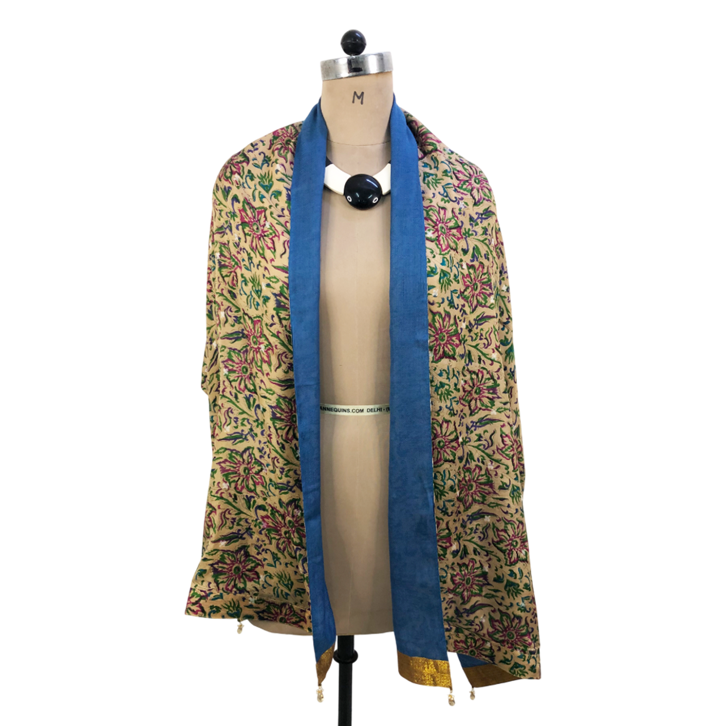 Kajal Reversible Sari Scarf – Handcrafted, Unique & Ethically Made from Upcycled Silks