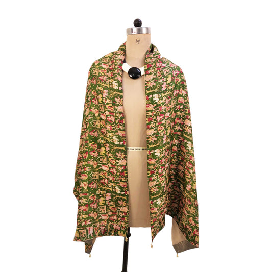 Kaira Reversible Sari Scarf – Handcrafted, Unique & Ethically Made from Upcycled Silks