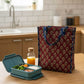 Designer Printed Insulated Lunch Bag | Hot & Cold Food Tote