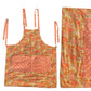 Anokhi I Reversible Floral Hand Block Print Cotton Apron