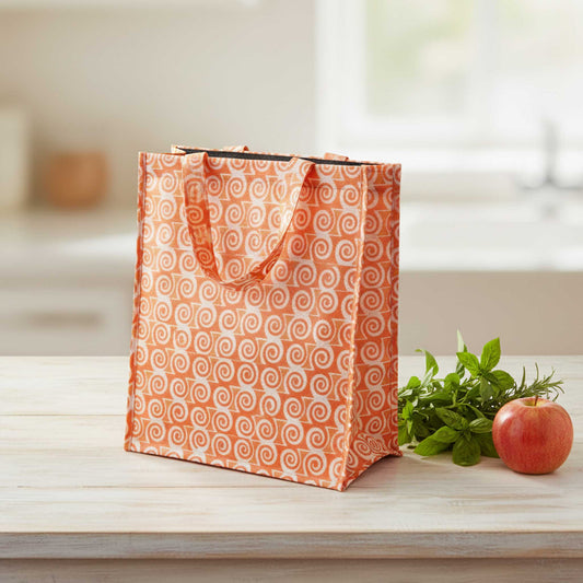 Orange spiral Insulated Lunch Bag | Hot & Cold Food