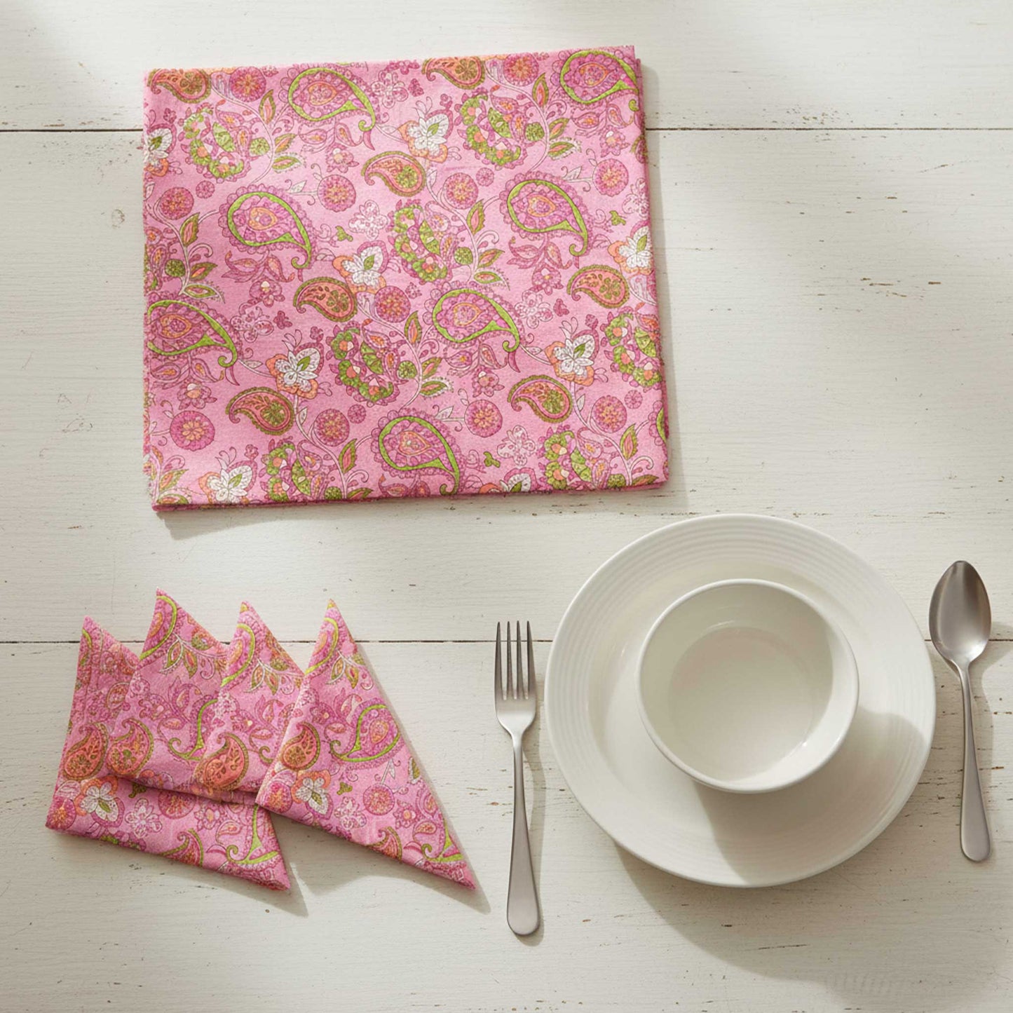 Sutradhar I Hand Block Print Cotton Napkin Set
