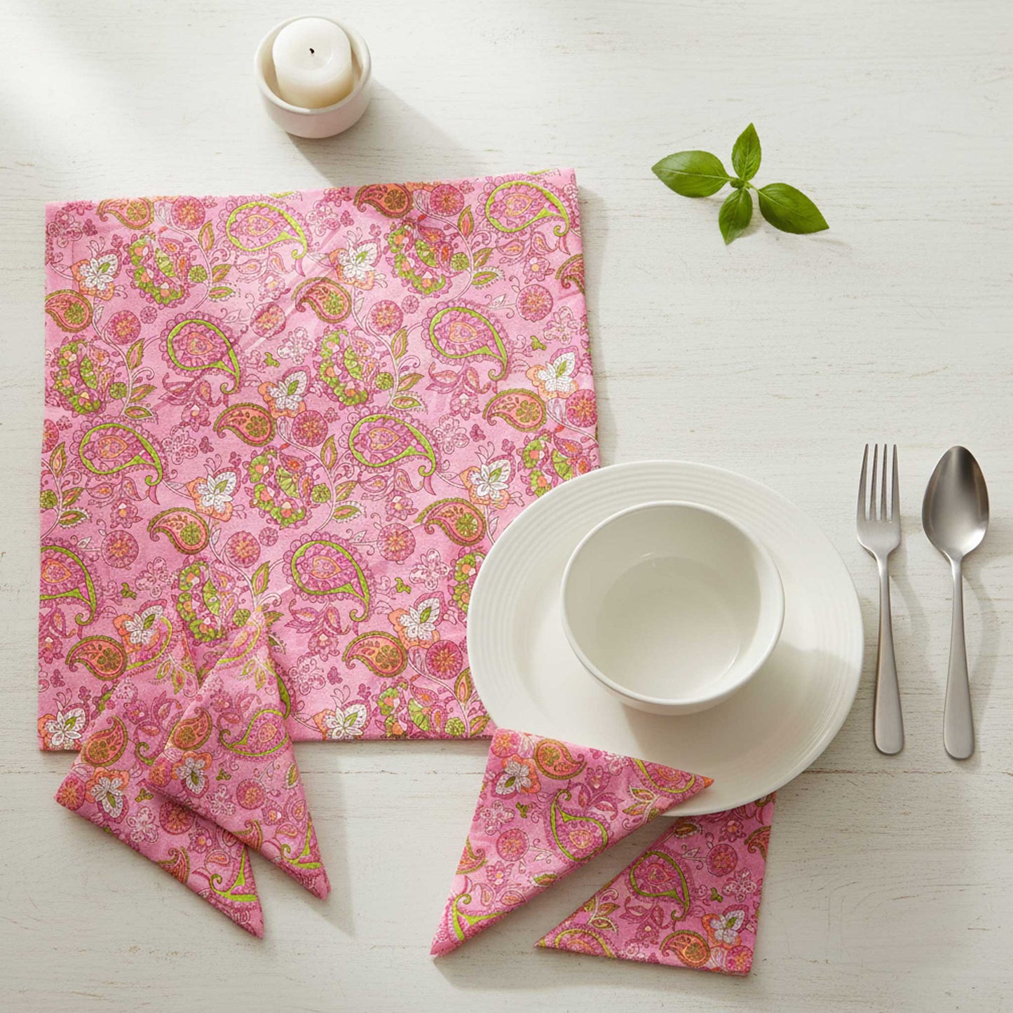 Sutradhar I Hand Block Print Cotton Napkin Set