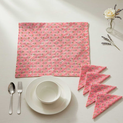 SaffronSoul I Hand Block Print Cotton Napkin Set
