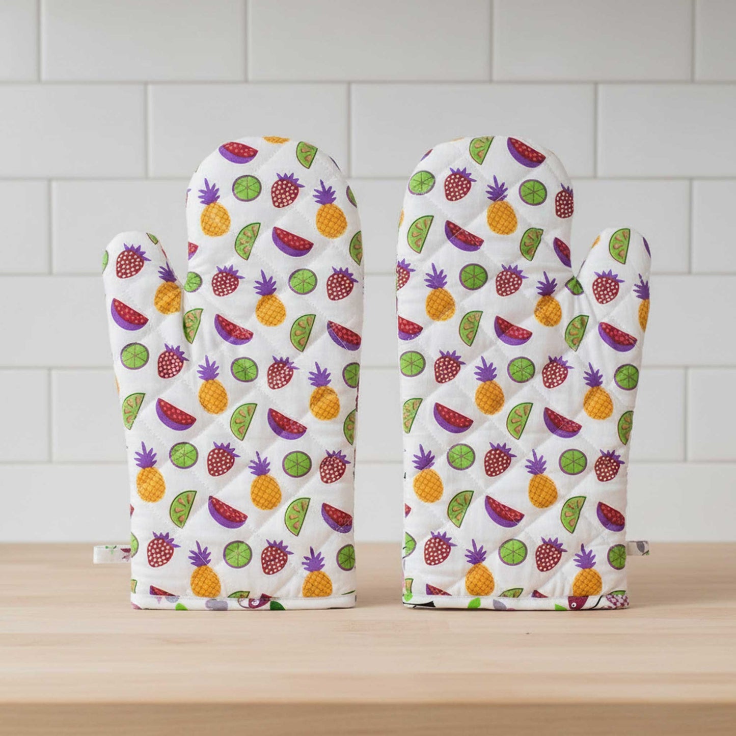 Fruit I Printed Padded Oven Mitt