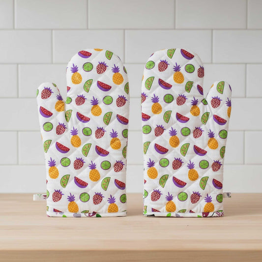 Fruit I Printed Padded Oven Mitt