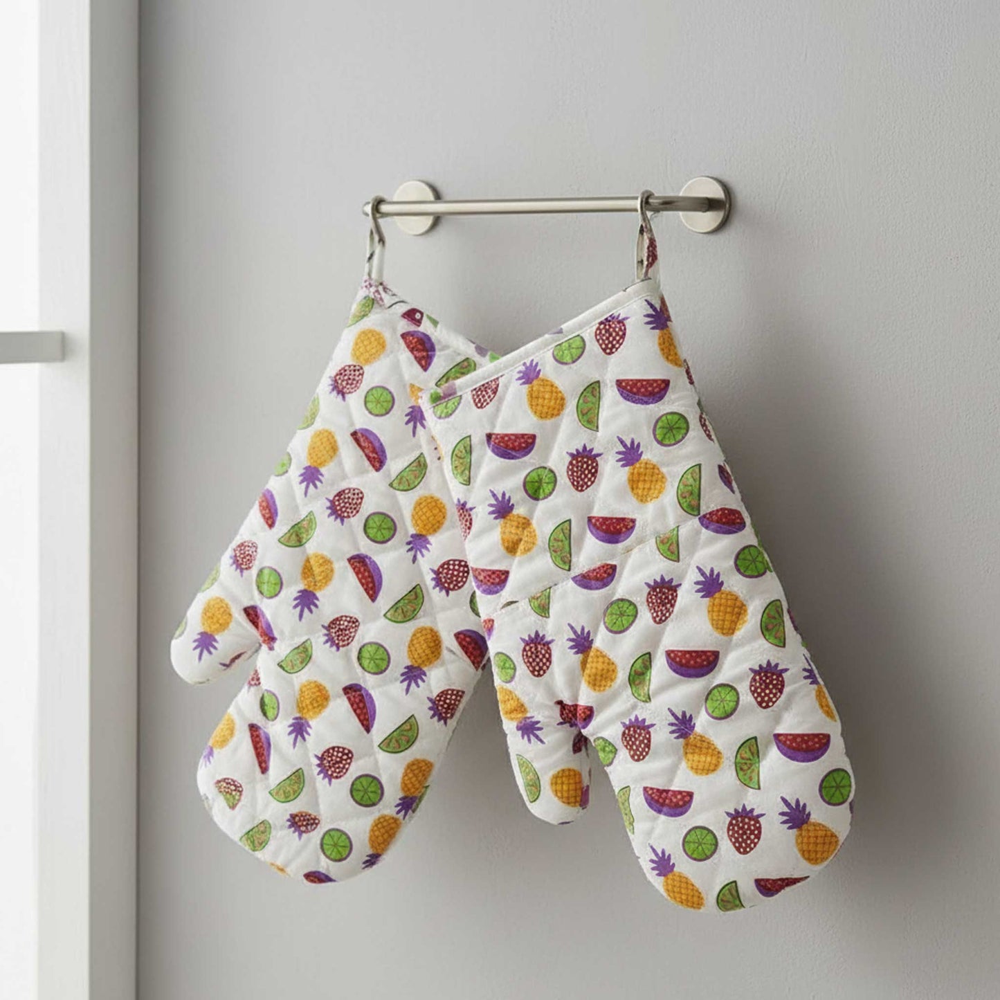 Fruit I Printed Padded Oven Mitt