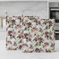Floral Bird I  Quilted Pot Holder Set / 2 pack