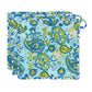 Blue Paisley I Printed  Quilted Pot Holder Set / 2 pack