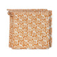 Rust Orange Spiral I Printed  Quilted Pot Holder Set / 2 pack