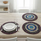 Ira I Eco-Friendly Silk Scrap Round Placemats / Pack of 2