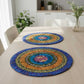 Riya I Eco-Friendly Silk Scrap Round Placemats / Pack of 2