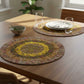 Kiara I Eco-Friendly Silk Scrap Round Placemats / Pack of 2