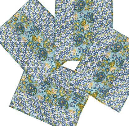 Karigari I Reversible Hand Block Print Cotton Placemat