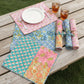 Assorted Design I Reversible Hand Block Print Cotton Placemats Set ( 12 pcs )