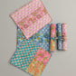 Assorted Design I Reversible Hand Block Print Cotton Placemats Set ( 12 pcs )